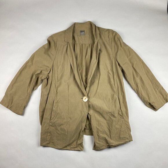 J.Jill Oversized Silk Blazer Jacket Women's Size XL* - Picture 1 of 16